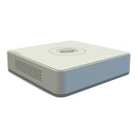 HIKVISION DS-7104HGHI-K1 4 KANAL  AHD 4 kanal DVR, H.265, H.265+ sıkıştırma teknolojisi, 1 adet 10 Tb disk desteği, BNC